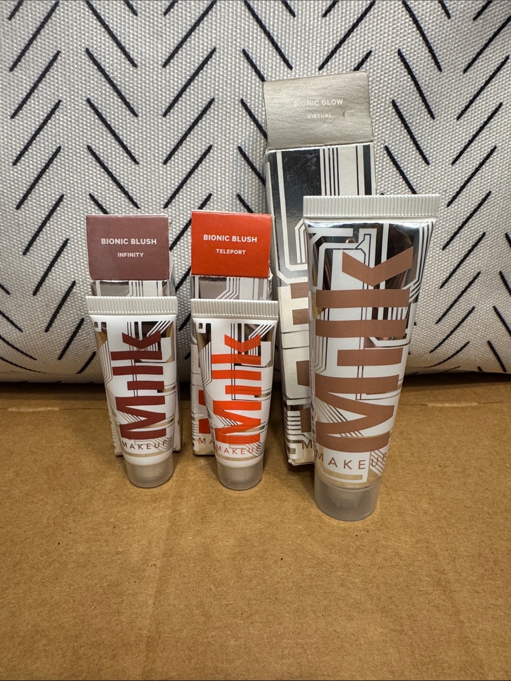 Milk Makeup Trio: Rose, Coral & Bronze Cream Blush/Glow Set